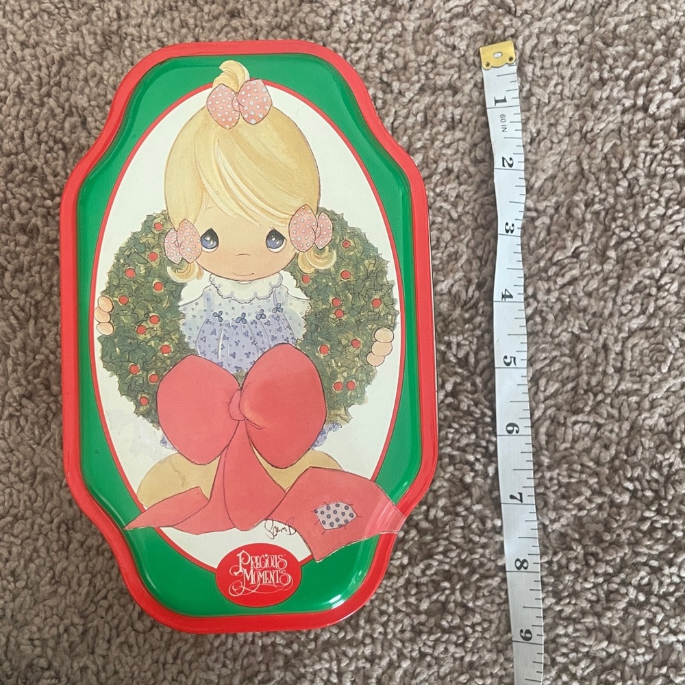 Precious Moments 1996‎ Holoday Popcorn Tin